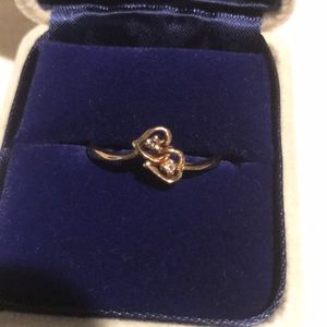 14k gold diamond ring